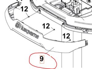 poklopac, stražnji - H TS 114